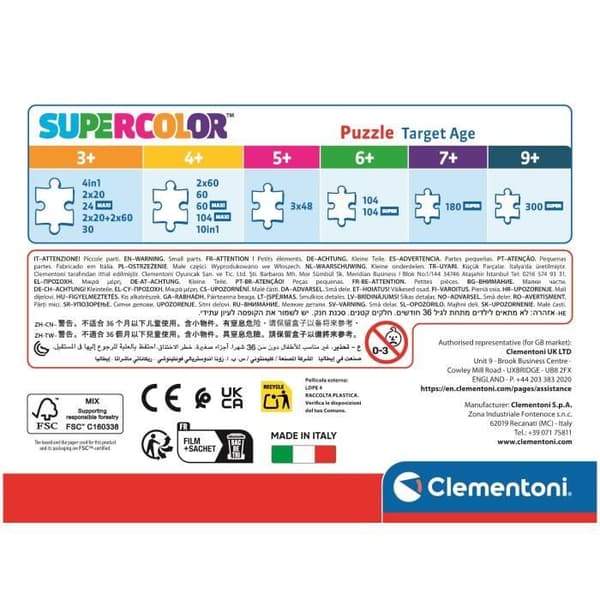 CLEMENTONI - 60 bitar - Paw Patrol