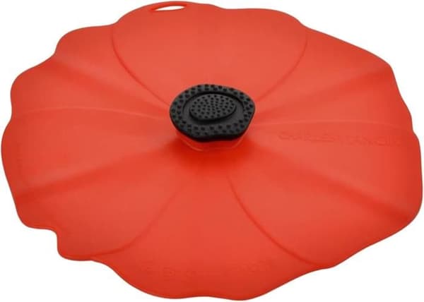 SILIKONLOCK POPPY RÖD 20 CM - CHARLES VIANCIN
