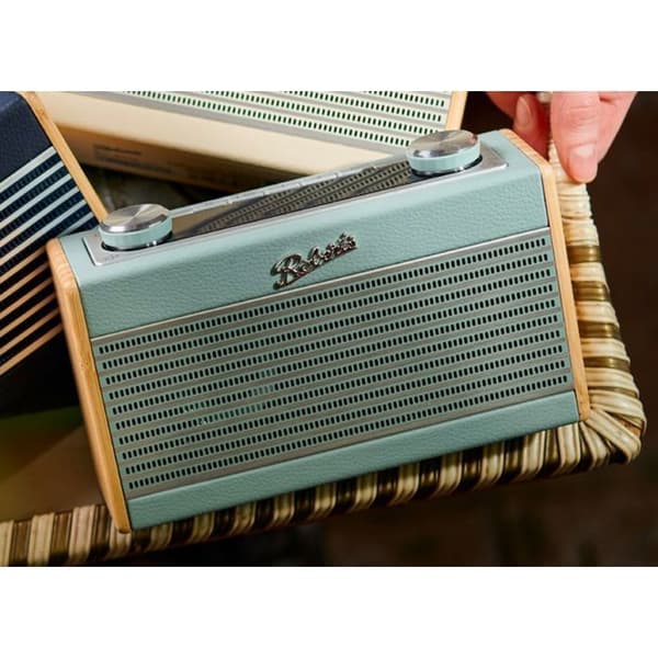 Trådlös högtalare - ROBERTS - Rambler Uno - Bluetooth - FM/DAB/DAB+ - Retro design himmelsblå