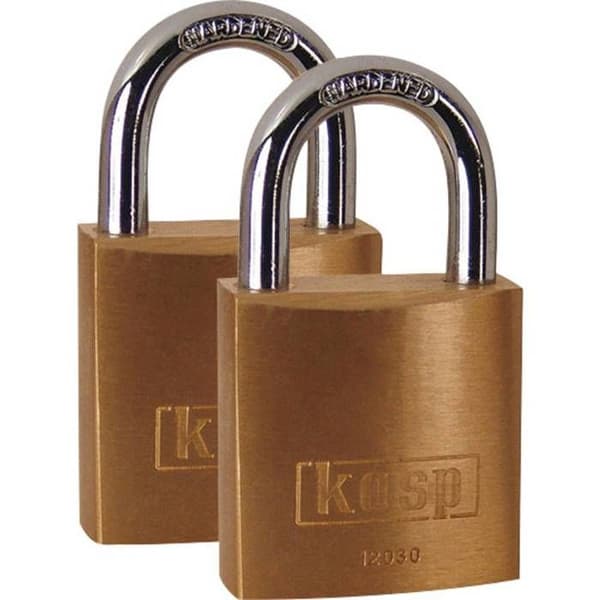 Kasp K12030D2 kedjor or-gul med nyckellås