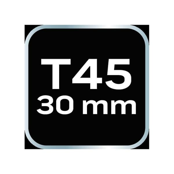 Embout TORX T45 x 30 mm, S2 x 2 st.