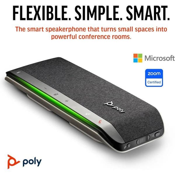Poly Sync 40 smart högtalare - USB/Bluetooth - Idealisk för flexibla utrymmen