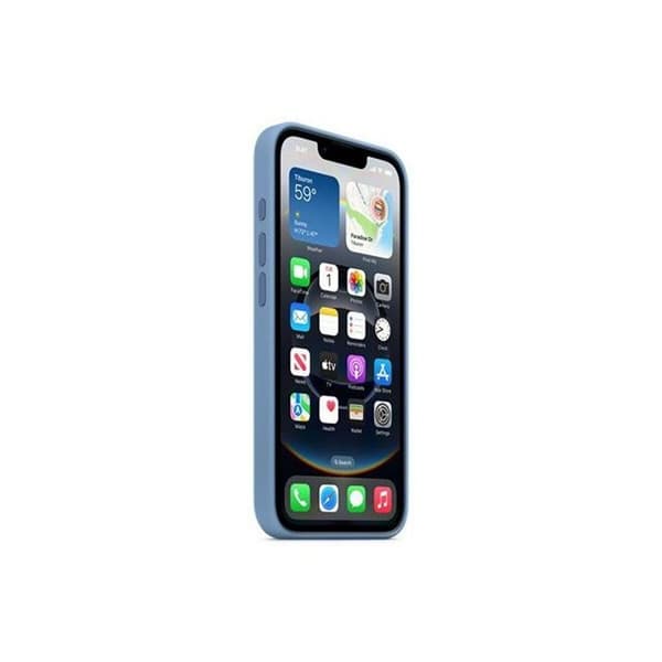 Tillbehör för Apple mobiltelefon i silikon Blå Vinter för iPhone 16:e och 17:e