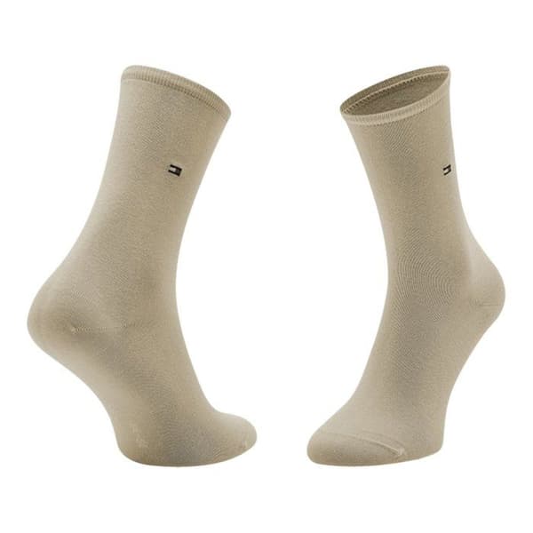 Tommy Hilfiger damstrumpor - enfärgade, 2-pack