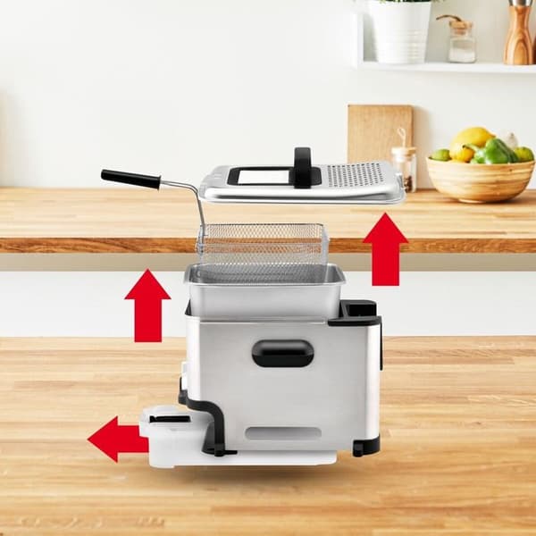 Tefal Oleoclean Pro FR8041 2300 W Inox