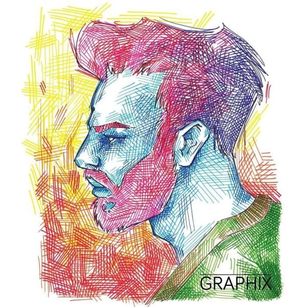 MARABU Graphix - Permanent marker med 2 spetsar gul (1–2 mm & 0,5 mm) oföränderlig