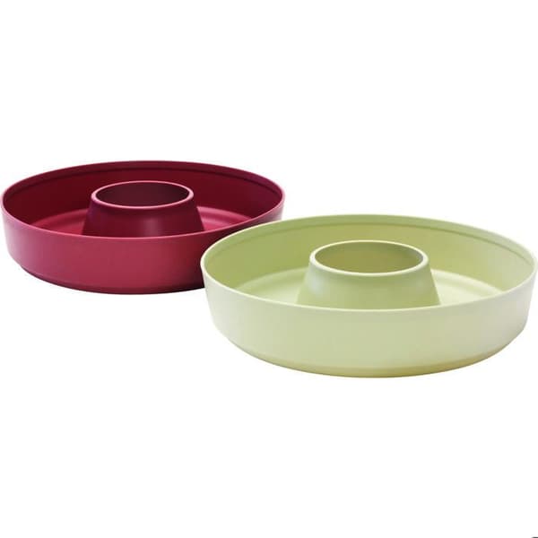 Silikonform för ugn: Set om 2. Beige och bordeaux.