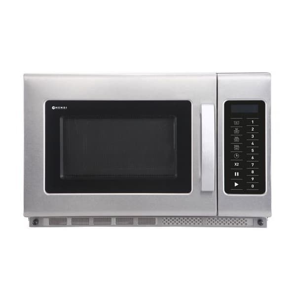 Programmerbar mikrovågsugn 1800W 34L - Hendi