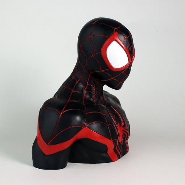 Semic - Marvel - Spider-Man (Miles Morales) spargrisbyst 25 cm