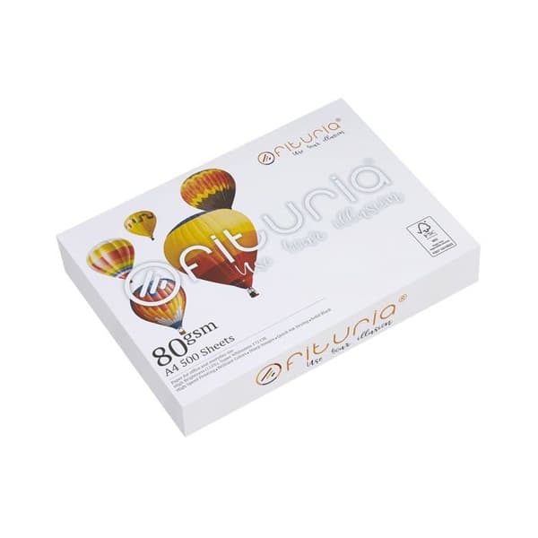 Skrivarpapper - bunt - rulle Ofituria - HYBRITE 80G