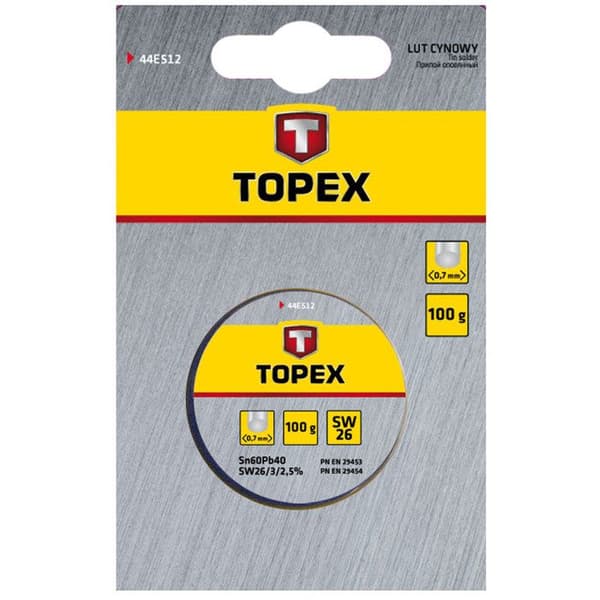 Lödtenn 60% Sn, tråd 0,7 mm, 100 g