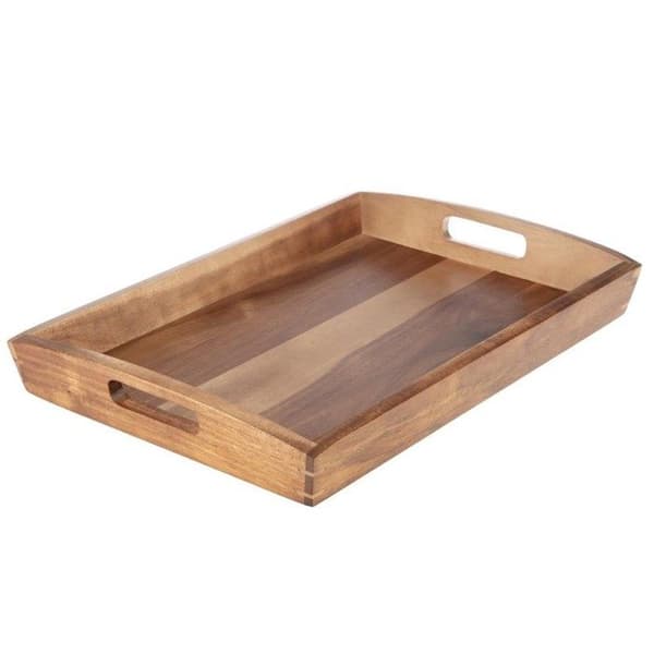 Serveringsfat - Olympia - Acacia - 510 x 350 x 70 mm - Lackerad trä - Rektangulär