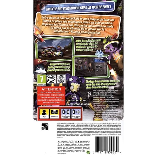 MODNATION RACERS / PSP KONSOLSPEL