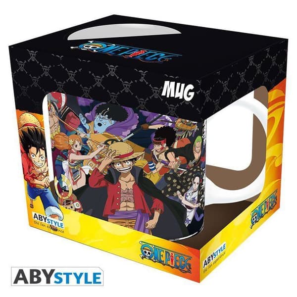 Mugg - ONE PIECE - Wano Raid - 320ml - Porslin - Cylindrisk