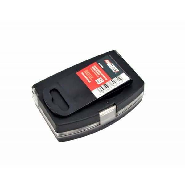 Skruvmejselbitsats - AWTOOLS - 32 delar - Stål S2 - Magnetisk adapter - Bältesfodral