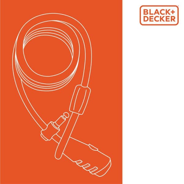 BLACK+DECKER Cykellås BXCHBL7005