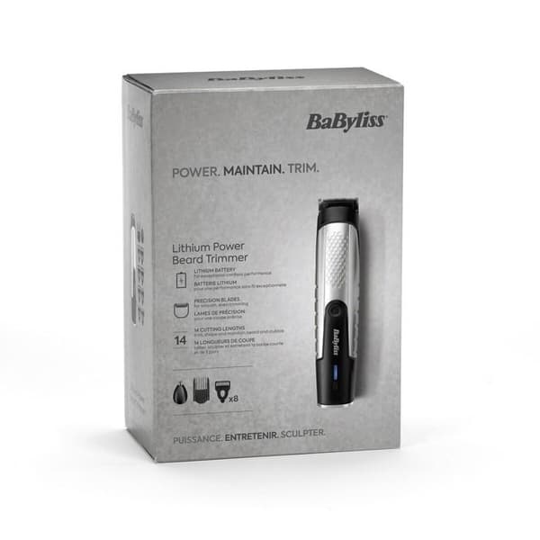 Babyliss T812E Lithium Power herrklippare SVART SILVER
