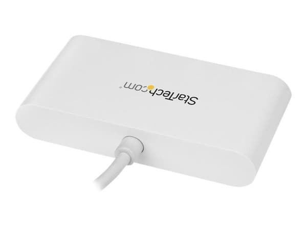 Startech USB-C Hub - 4 USB 3.0-portar - USB-C till 4x USB-A - Bussdriven - Vit