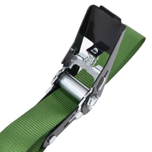 Ratchet surrängar - vidaXL - 4 st - 6 m - 800 kg - Polyester - Grön