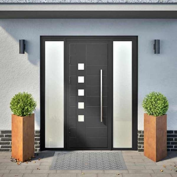vidaXL Blomlådor 2 st triangulär galvaniserad stål väderbeständig 851170