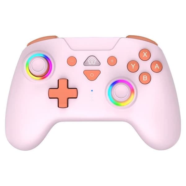 Trådlös handkontroll - Switch - SUBSONIC - RGB LED - Rosa
