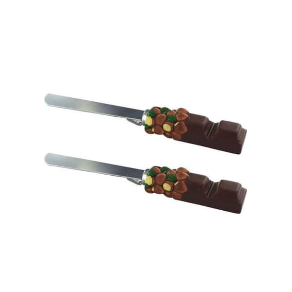 Set med 2 Spatlar - FACKELMANN - För smörgåspasta - 19 cm