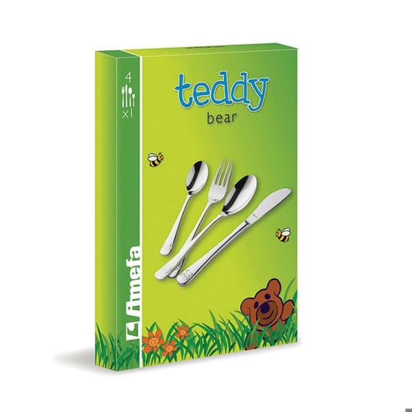 Coffret 4 delar barnbär - Amefa