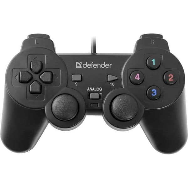 Gamepad Trådad - DEFENDER - Omega - 12 Knappar - 2 Spakar - Vibration Ja
