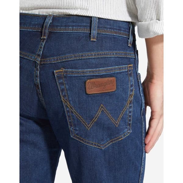Jeans Wrangler Texas Stretch Darkstone - blå