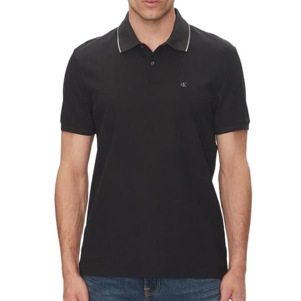 Polo Noir Herr Calvin Klein Jeans Refineds