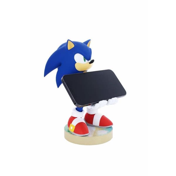 Modern Sonic Gaming Figur - CABLEGUYS - Styrenhet/smartphonehållare - 20 cm - Blå