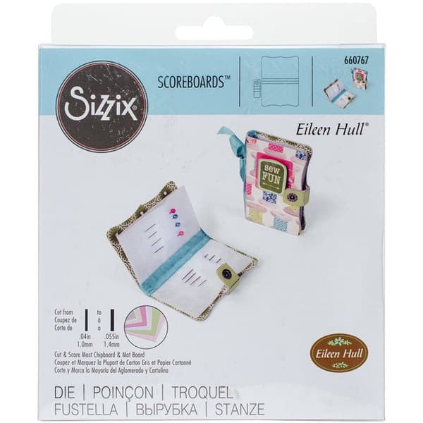 Sizzix - 660767 - ScoreBoards Die - Bok med Nålar av Eileen Hull