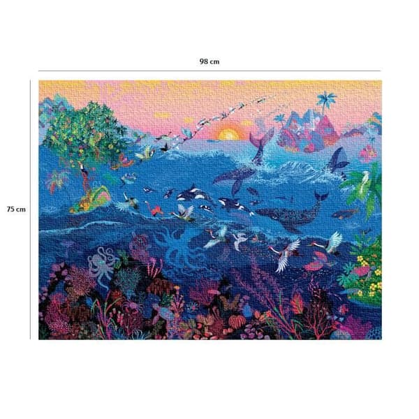 2000 bitars pussel - Nathan - Havets under / Peggy Nille - Evasion Collection