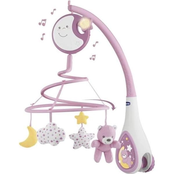 CHICCO Mobil Next2Dreams Rosafärgade Första Drömmar