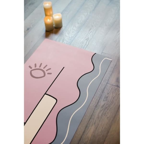 YUJ Paris Drishti Yogamatta - multi - Röd - Vuxen - Herr