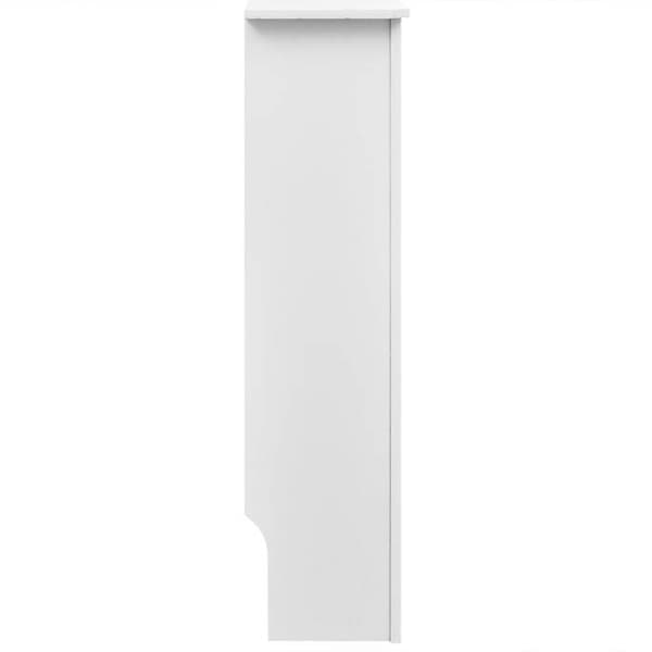 Radiatorlock - vidaXL - 172 cm - MDF - Vit - Modern design med lameller