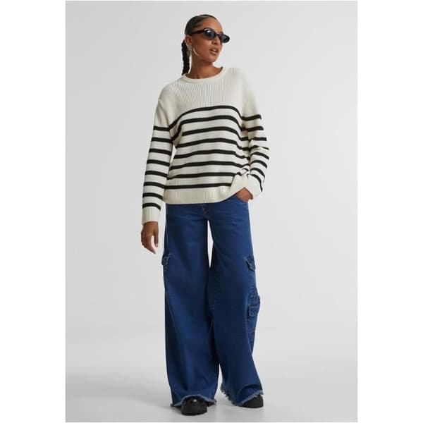 Randig tröja dam Urban Classics Rib