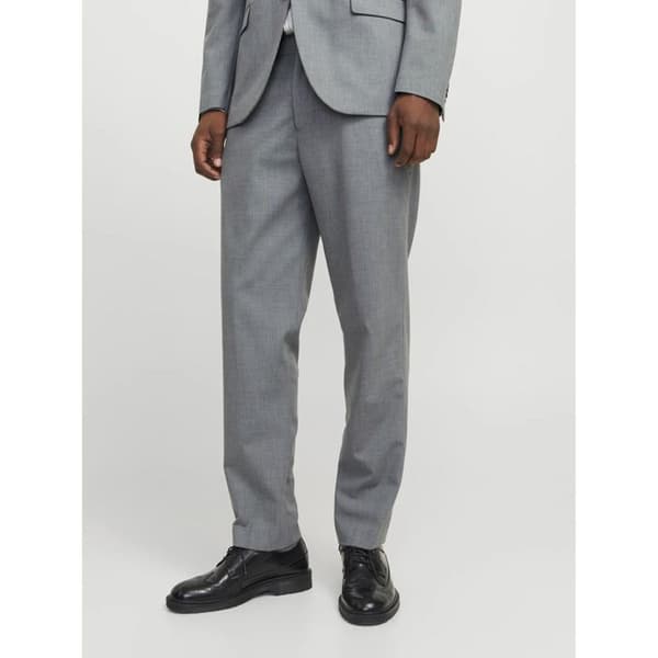 Jack & Jones Theo kostymbyxor - ljusgrå melange