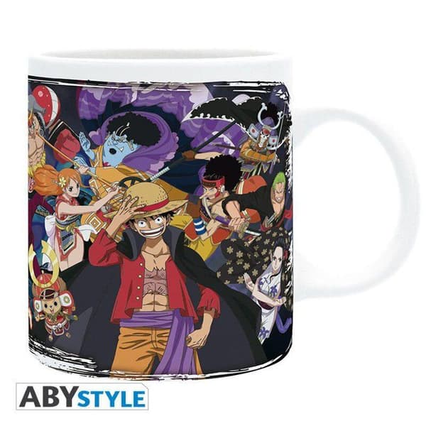 Mugg - ONE PIECE - Wano Raid - 320ml - Porslin - Cylindrisk