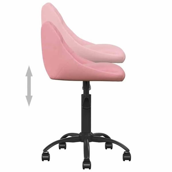 vidaXL Matstol Rosa Sammet 335365
