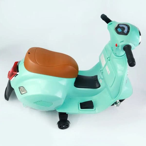 Barnens elektriska fordon Mini Vespa GTS Vattengrön