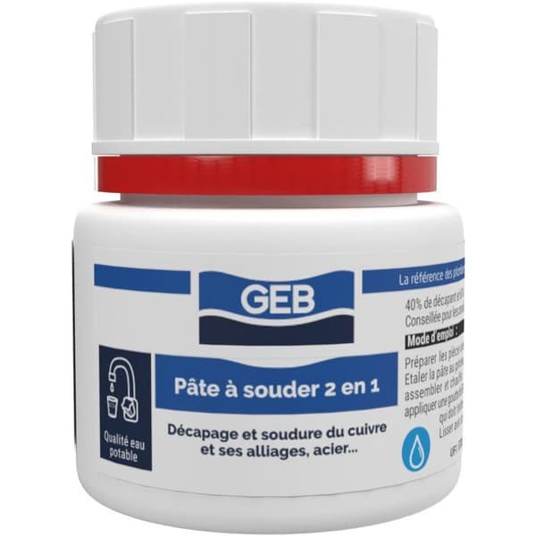 Svettsmet 2 i 1 - GEB - Avlägsnar och löder - Burk 150 g