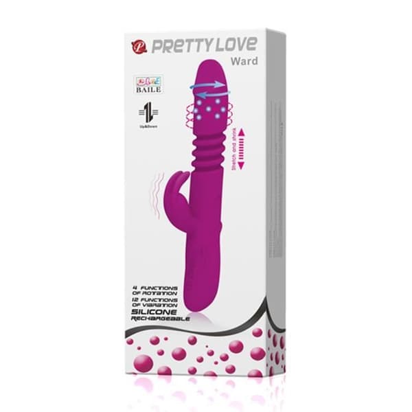 USB fram och tillbaka kanin vibrator