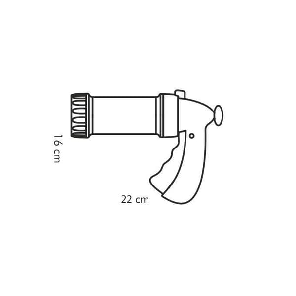 Tescoma 630534, plast, vit, gul, 220 mm, 160 mm