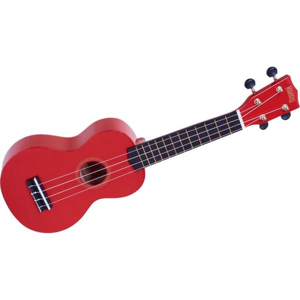 Mahalo MR1 RD Rainbow Soprano Röd + Ukulelefodral