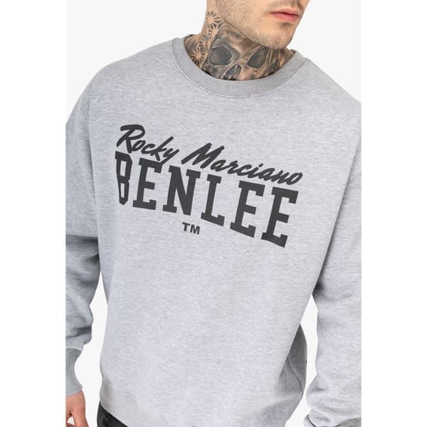 Sweatshirt med rund hals, regular fit Benlee Rinston