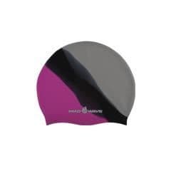 Badmössa - MAD WAVE - Multi Vuxen Stor - Rosa - One size - Klorbeständig silikon