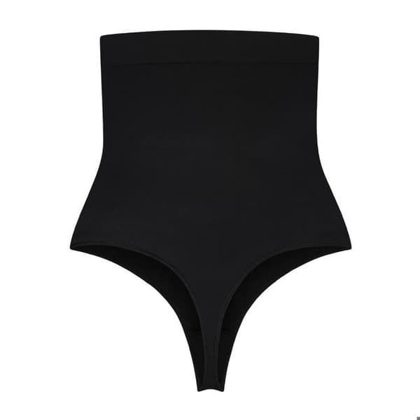 String hög midja dam Bye Bra Soft Touch Seamless - svart