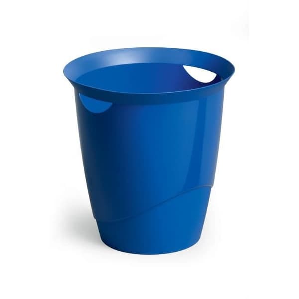 TREND papperskorg, 16 liter, rund, blå