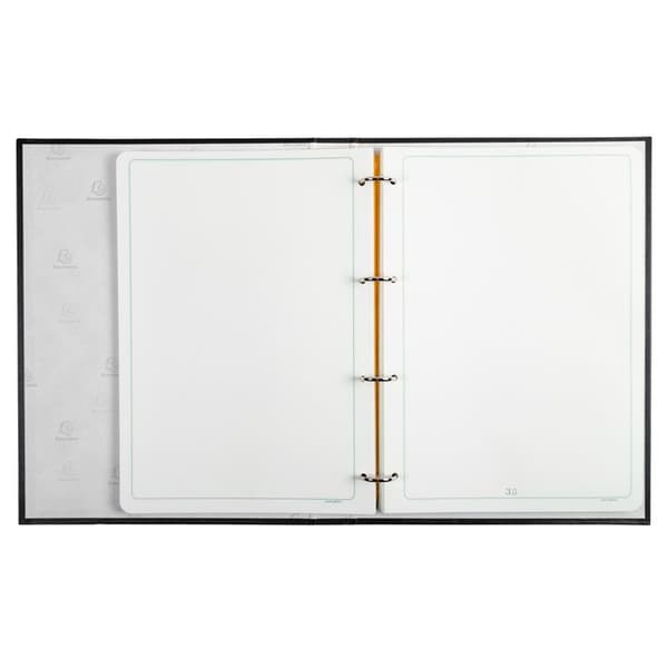Pärm - Exacompta - 550E - 4 ringar - Refill 5419E - Svart 29,7x21cm